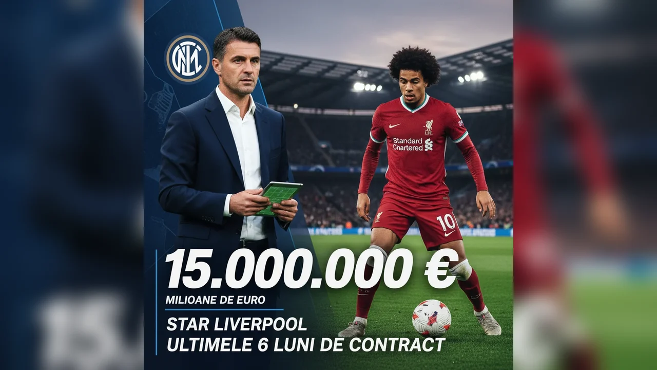 Marea bombă încercată de Interul lui Cristi Chivu! 15 milioane de euro pentru starul lui Liverpool, care intră în ultimele șase luni de contract