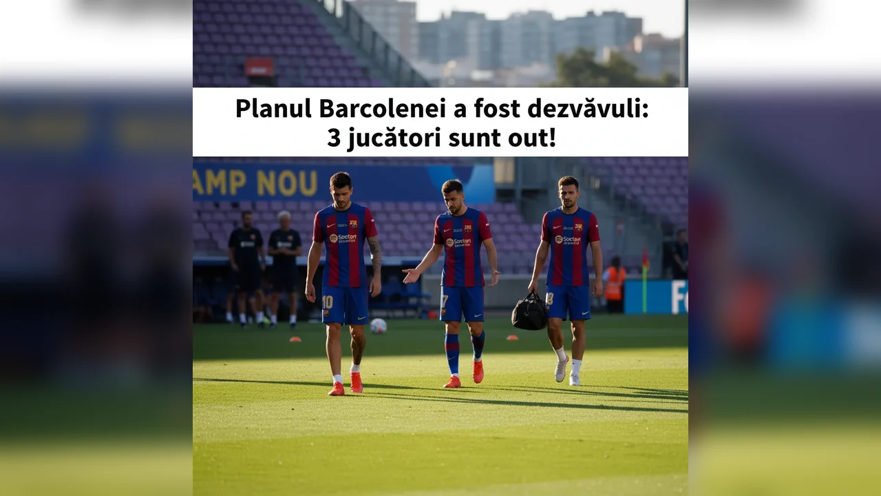 Planul Barcelonei a fost dezvăluit: 3 jucători sunt out!