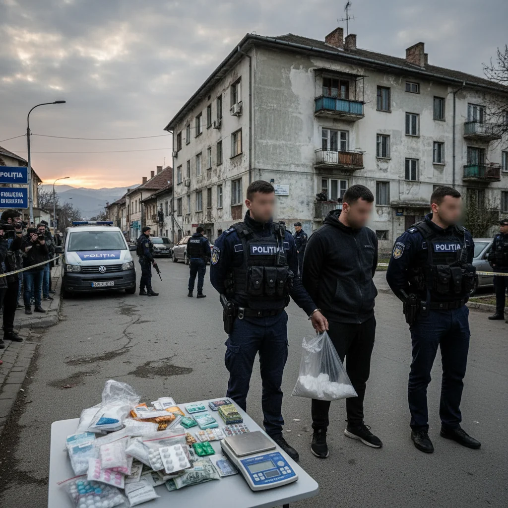 5 kg de droguri de mare risc și trei traficanți prinși – galerie foto