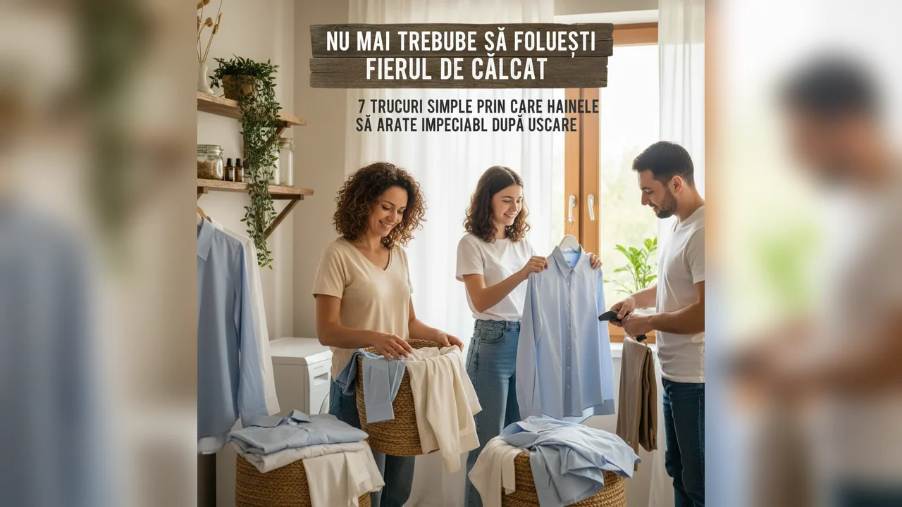 Nu mai trebuie să folosești fierul de călcat: 7 trucuri simple prin care hainele să arate impecabil după uscare