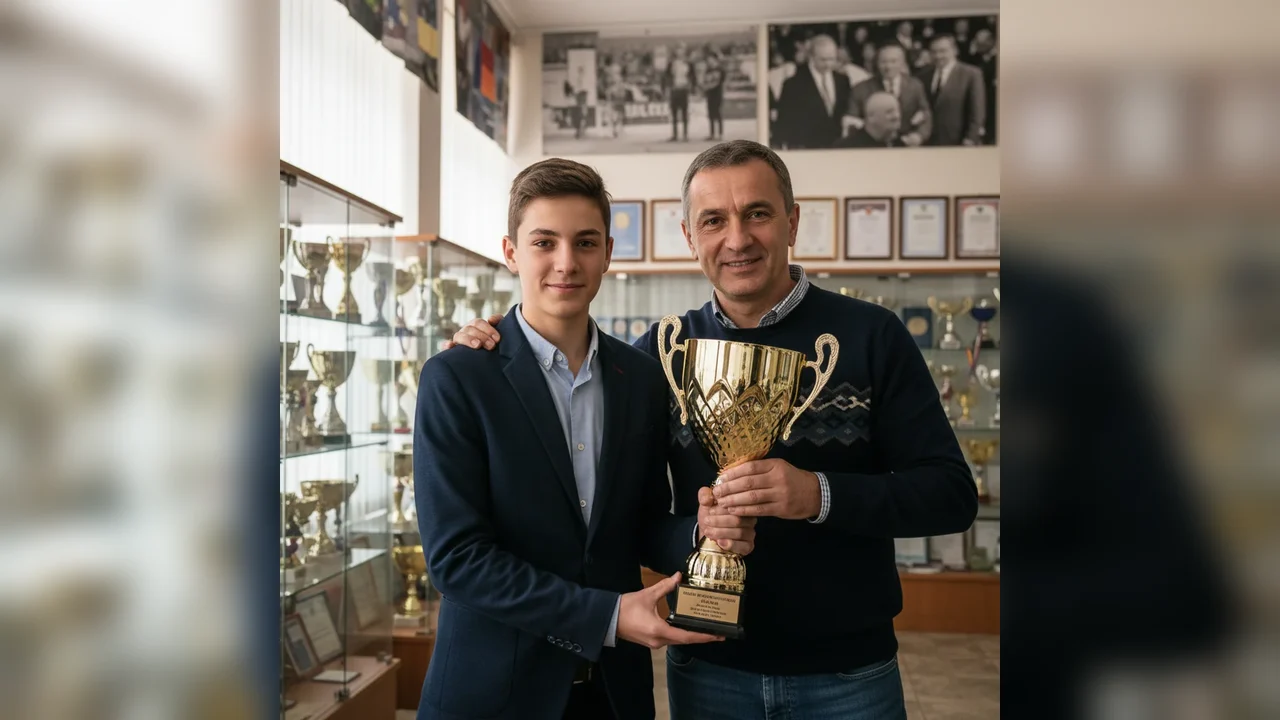 Cu ce se ocupă fiul lui Cătălin Cazacu. La 15 ani, Andrei și-a depășit deja tatăl: „Are un trofeu mai valoros”