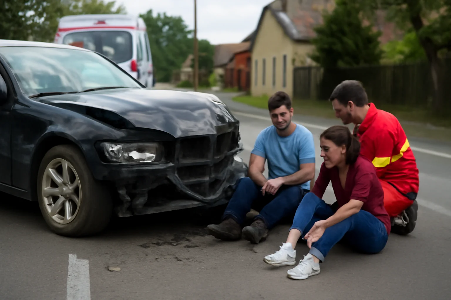Accident în Baia Mare lasă doi răniți pe străzi