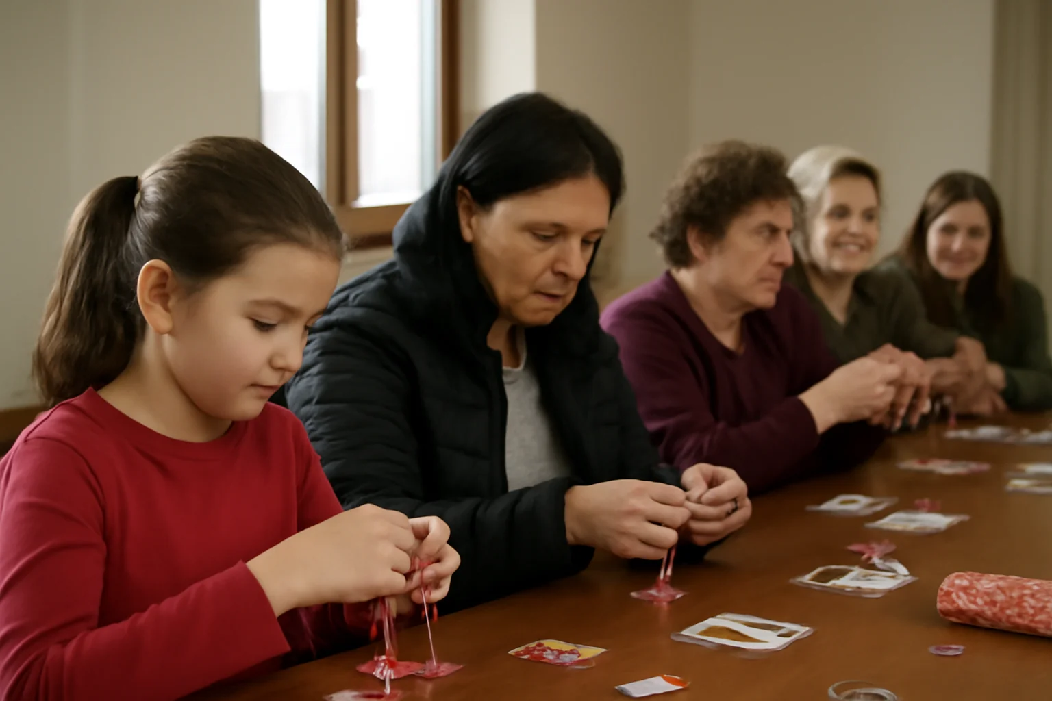 Activitate creativă la Baia Mare: Atelier de mărțișoare organizat de Parohia Săcălășeni