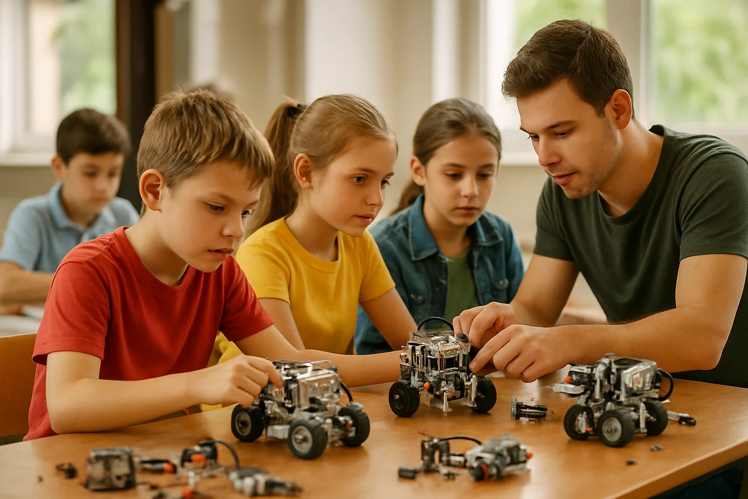Activități de vacanță pentru copii la Academia de Robotică Baia Mare