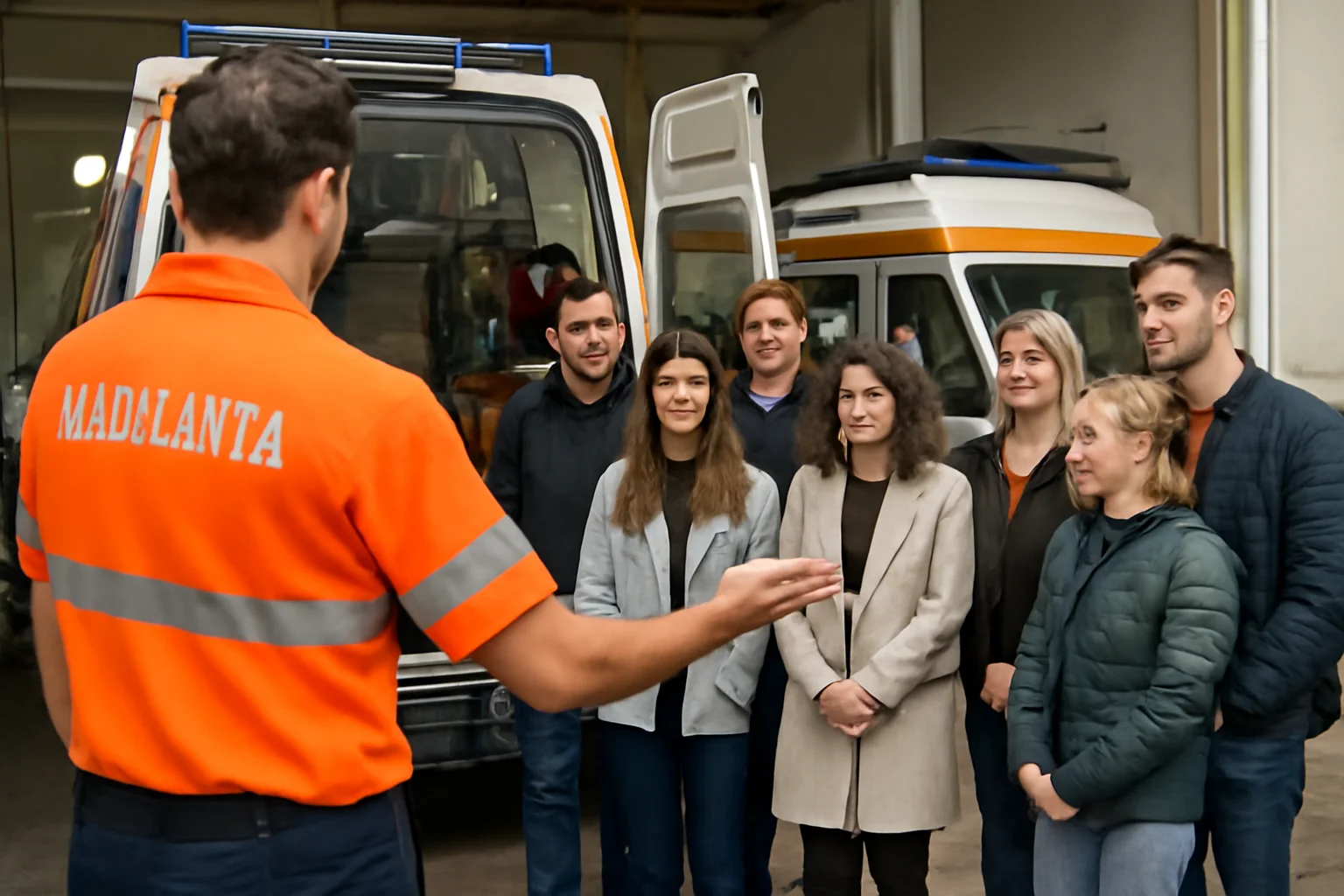 Ambulanța Maramureș, vizitată de elevii Școlii Postliceale Carol Davila din Baia Mare în cadrul unei zile a porților deschise
