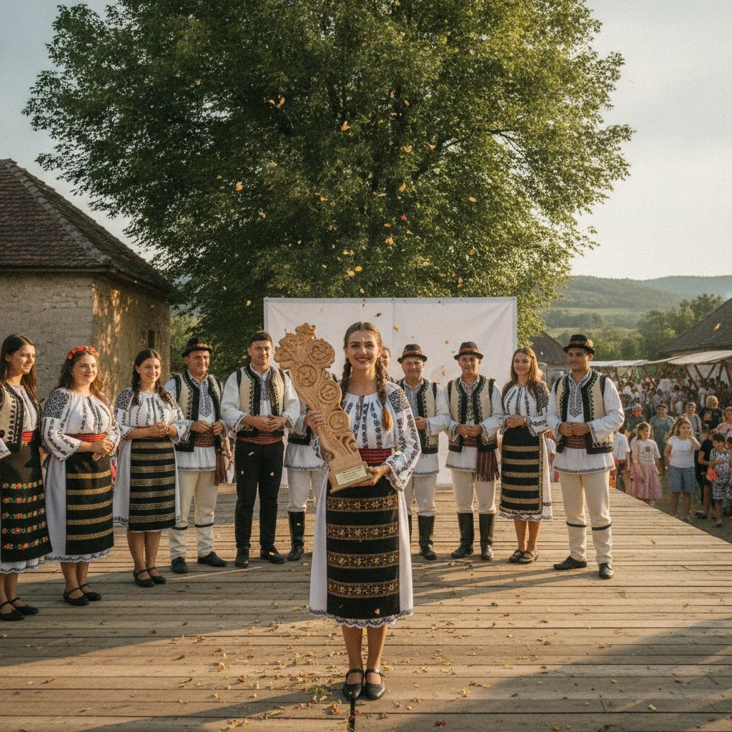 Anais Țicală din Baia Mare a câștigat Trofeul festivalului de muzică populară de la Stremț