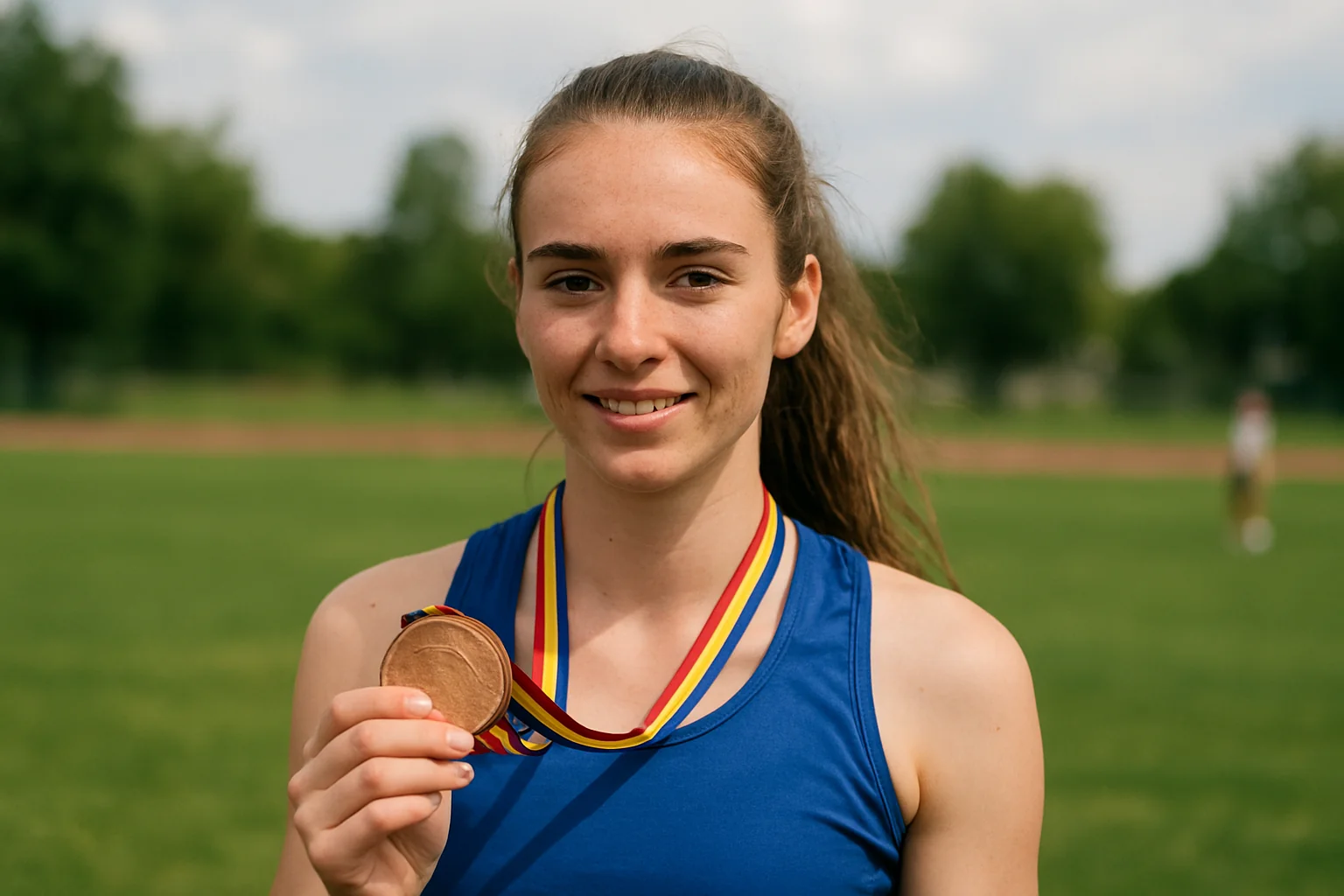 Andreia Hryn, bronz la Naționalele U18 de atletism