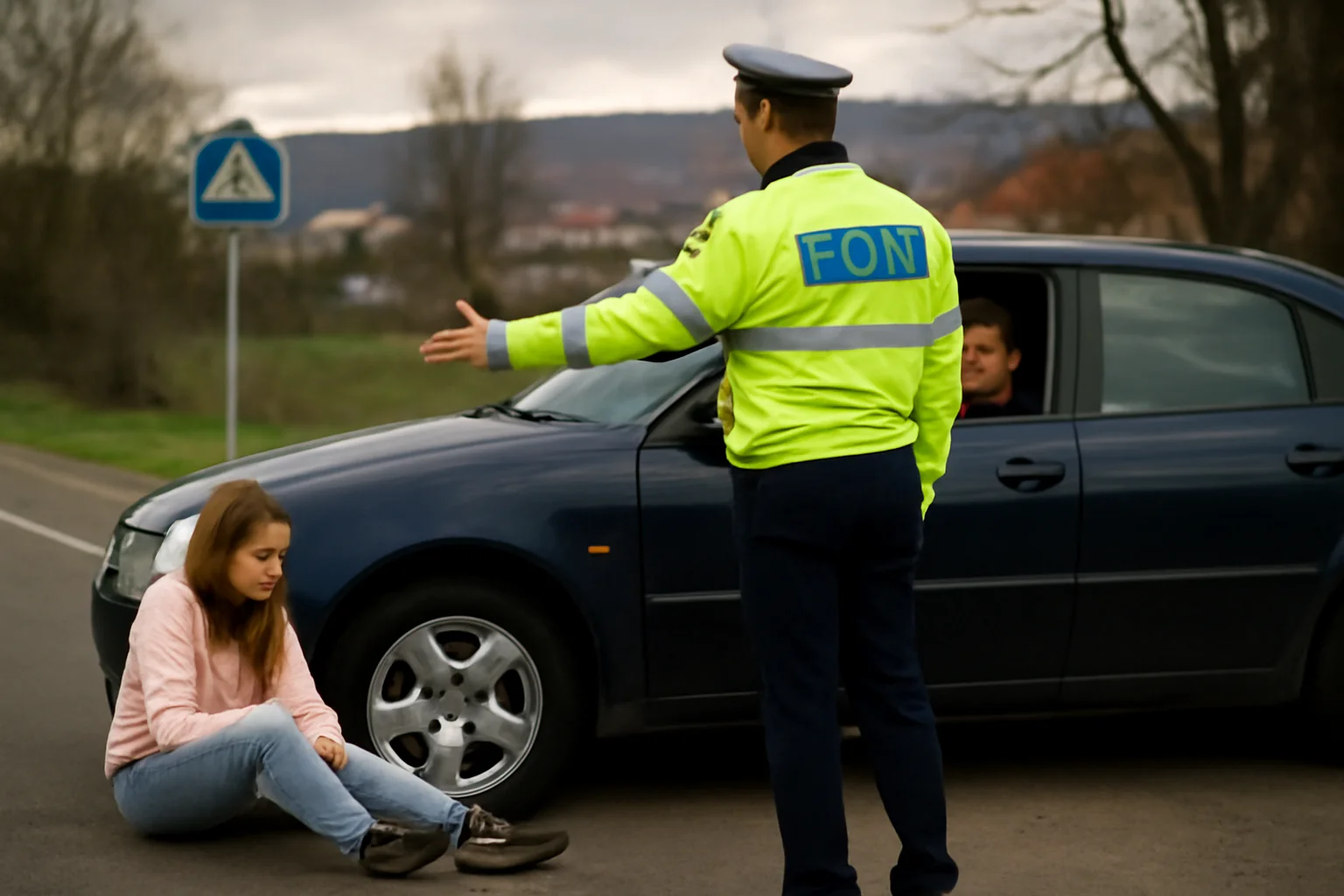 Baia Mare: 18 ani, fără permis, oprit cu Spike-strip