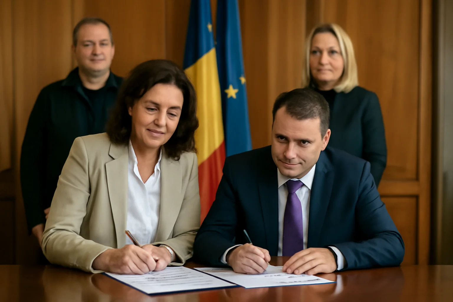 Baia Mare: contract de finanțare semnat pentru modernizarea iluminatului public în Sighetu Marmației