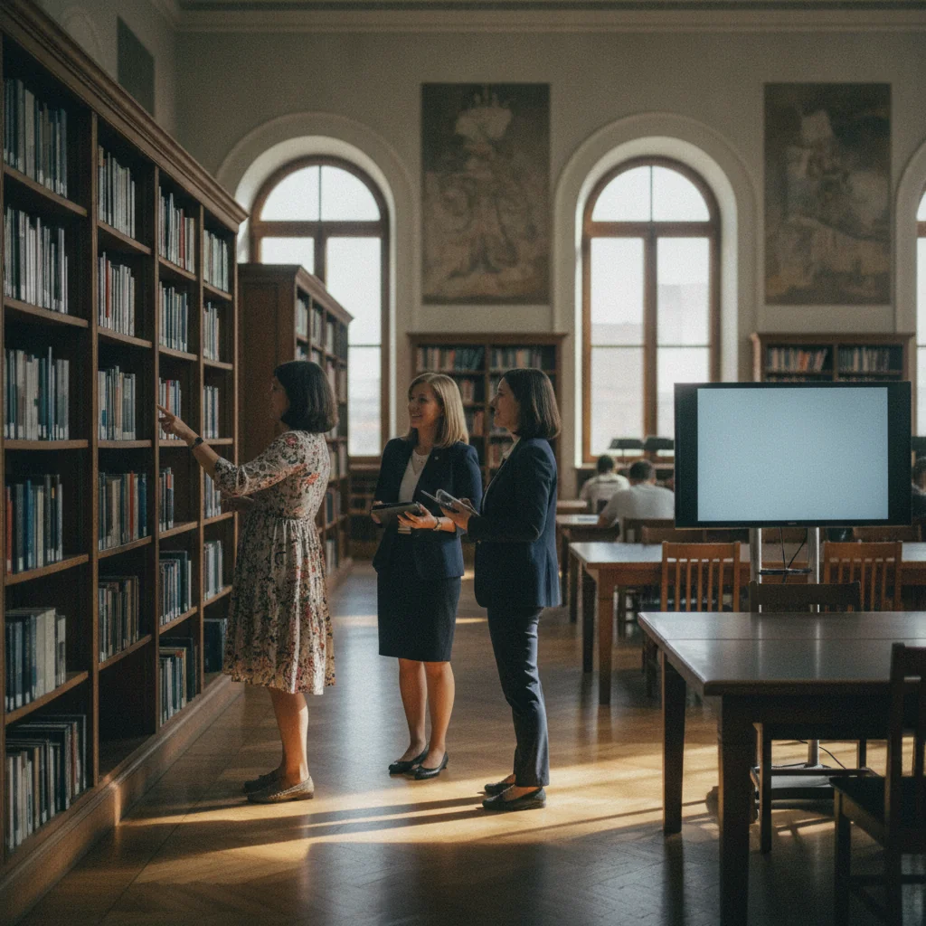 Baia Mare: delegația Ambasadei SUA, în vizită la Biblioteca Petre Dulfu