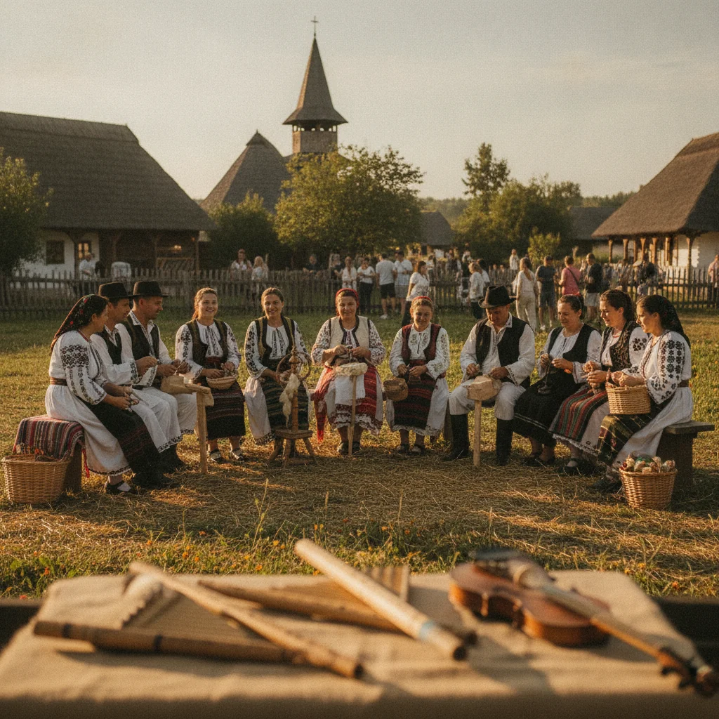 Baia Mare: expoziția ARTA’N ȘEZĂTOARE, deschisă la Muzeul Satului