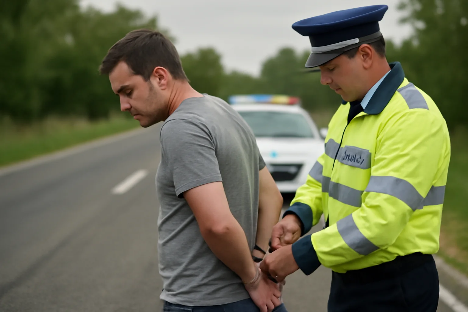 Bărbat condamnat pentru infracțiuni rutiere, încarcerat la Baia Mare; poliția anunță acțiuni pe drumurile publice