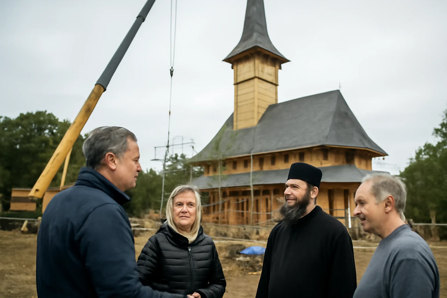 Biserică ortodoxă românească în stil maramureșean, în Japonia