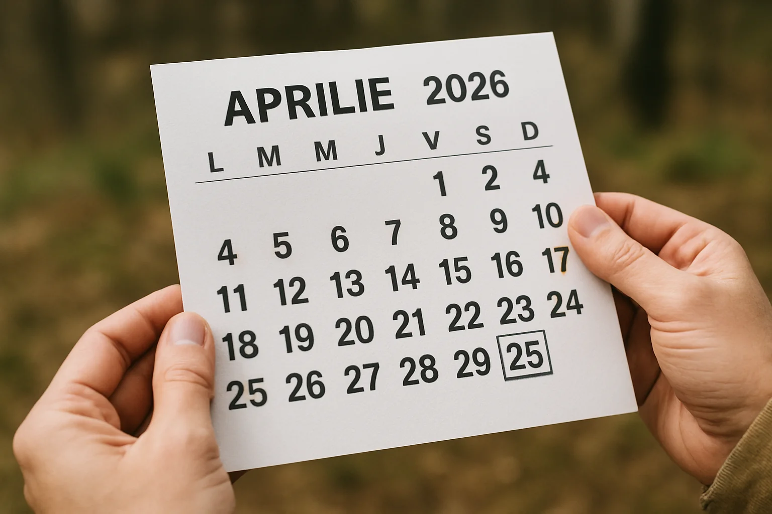 Calendar ortodox – 2026-04-25