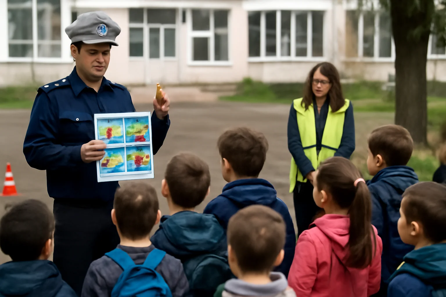Campanie de siguranță rutieră pentru elevi la Școala Gimnazială Alexandru Ivasiuc din Baia Mare