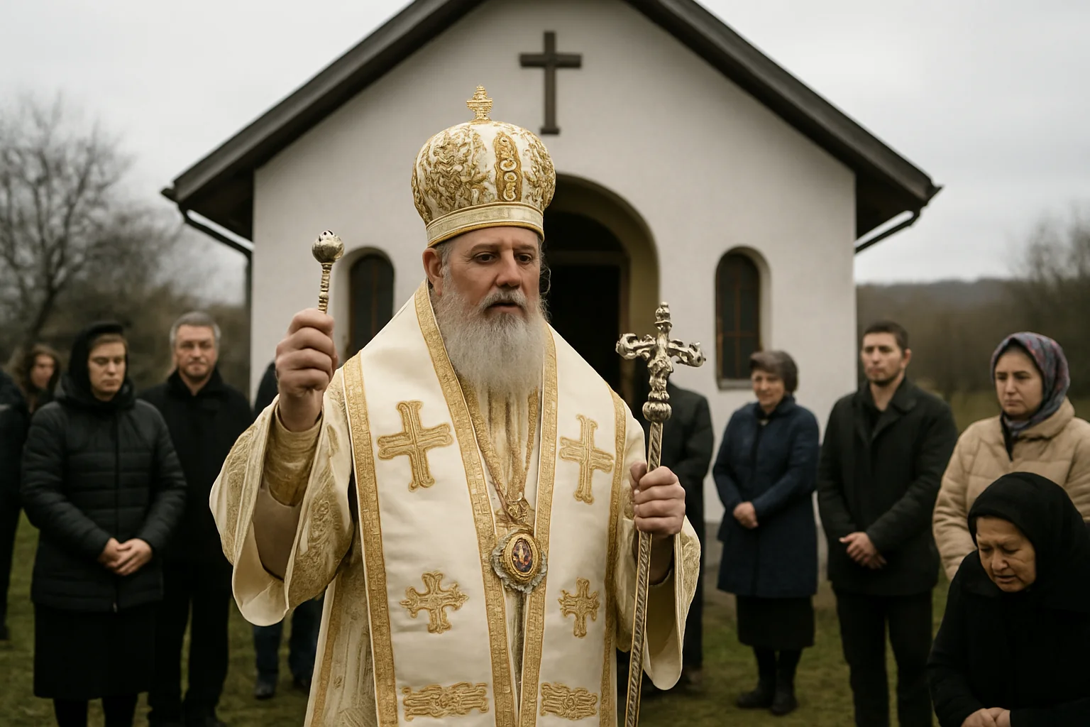Capela cimitirului Satu Nou de Jos a fost sfințită