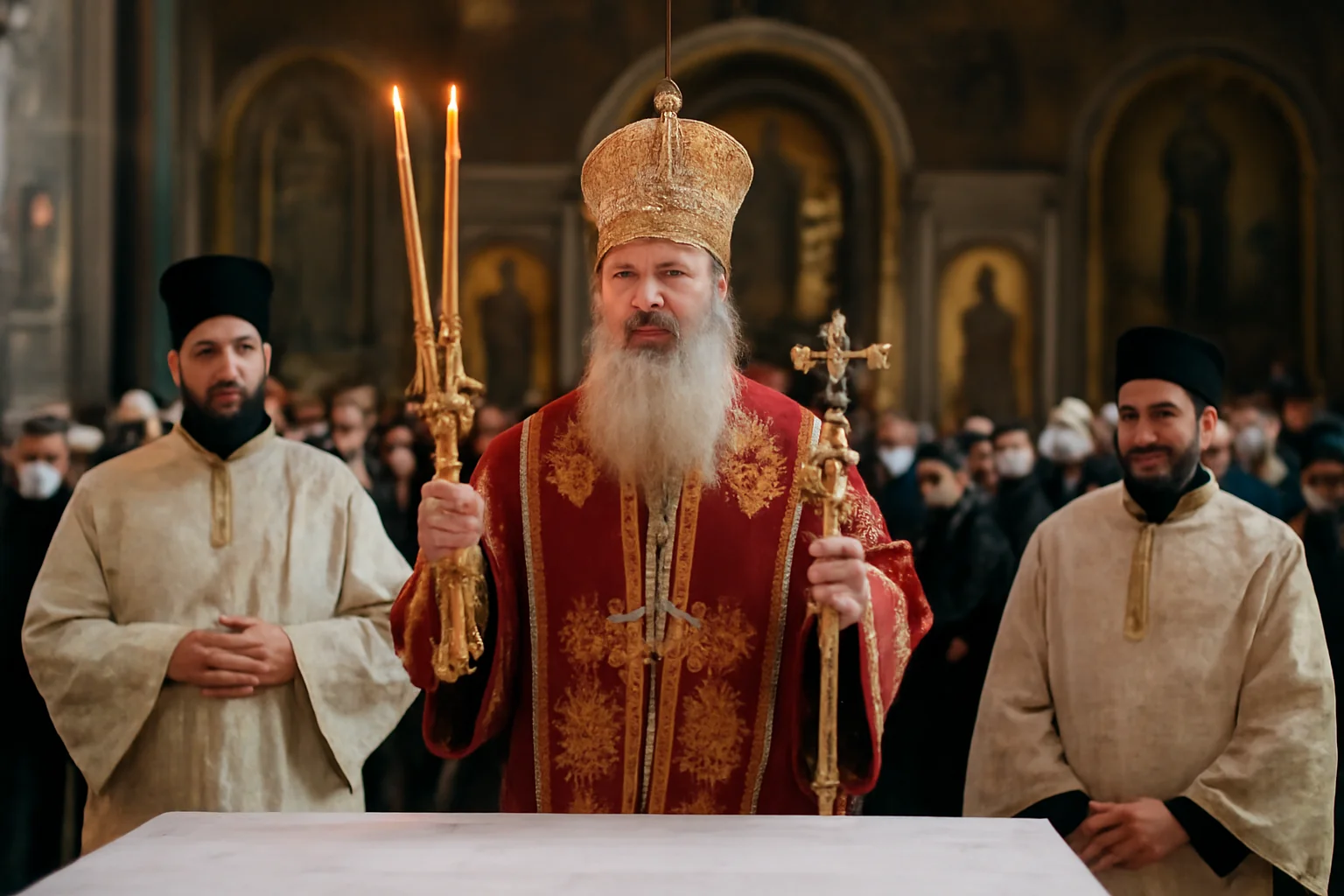 Ceremonie religioasă la Catedrala Episcopală Sfânta Treime din Baia Mare, dedicată aniversării a 167 de ani de la Unirea Principatelor Române