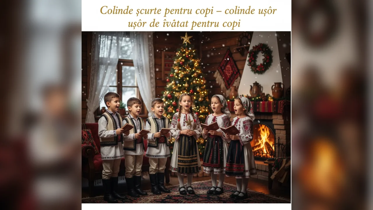 Colinde scurte pentru copii – colinde ușor de învățat pentru copii
