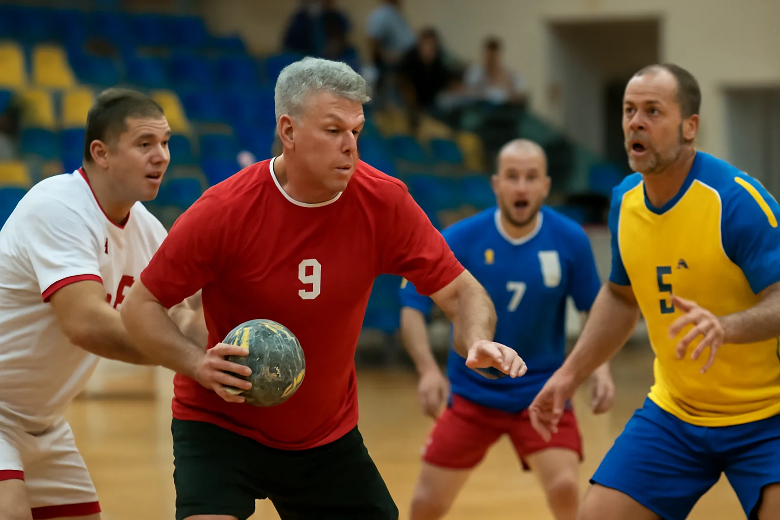 Competiție internațională de handbal pentru veterani, găzduită în Baia Mare cu participanți din trei națiuni