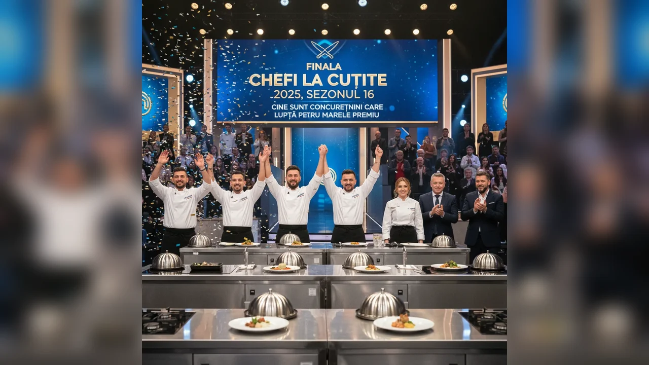 Finala Chefi la cuțite 2025, sezonul 16. Cine sunt concurenții care luptă pentru marele premiu