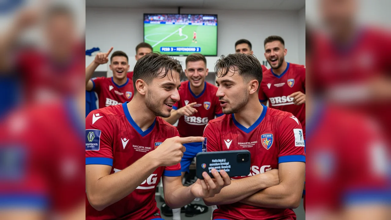Darius Olaru și Ștefan Târnovanu au făcut deliciul fanilor! Șicane pe internet imediat după remontada istorică a lui FCSB cu Feyenoord: „De ce-l felicitați? Nu a făcut nimic!”