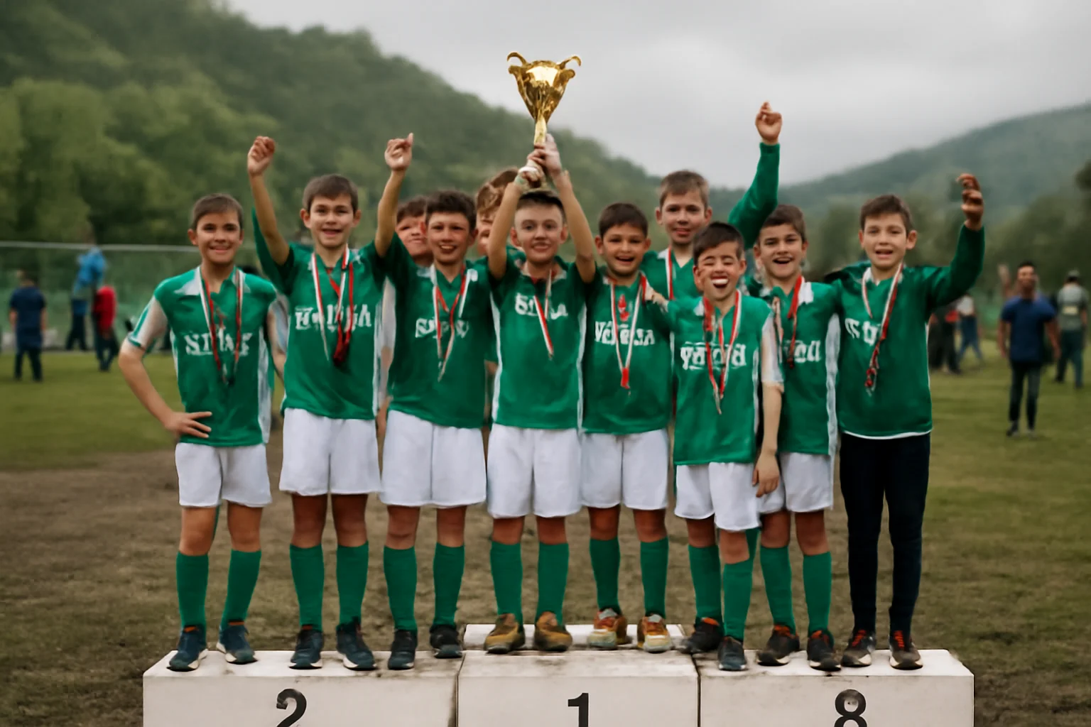 Copiii fotbaliști de la CSO Bradul Vișeu de Sus obțin loc pe podium la a treia ediție a turneului Cupa Petrolium din județul Bistrița-Năsăud