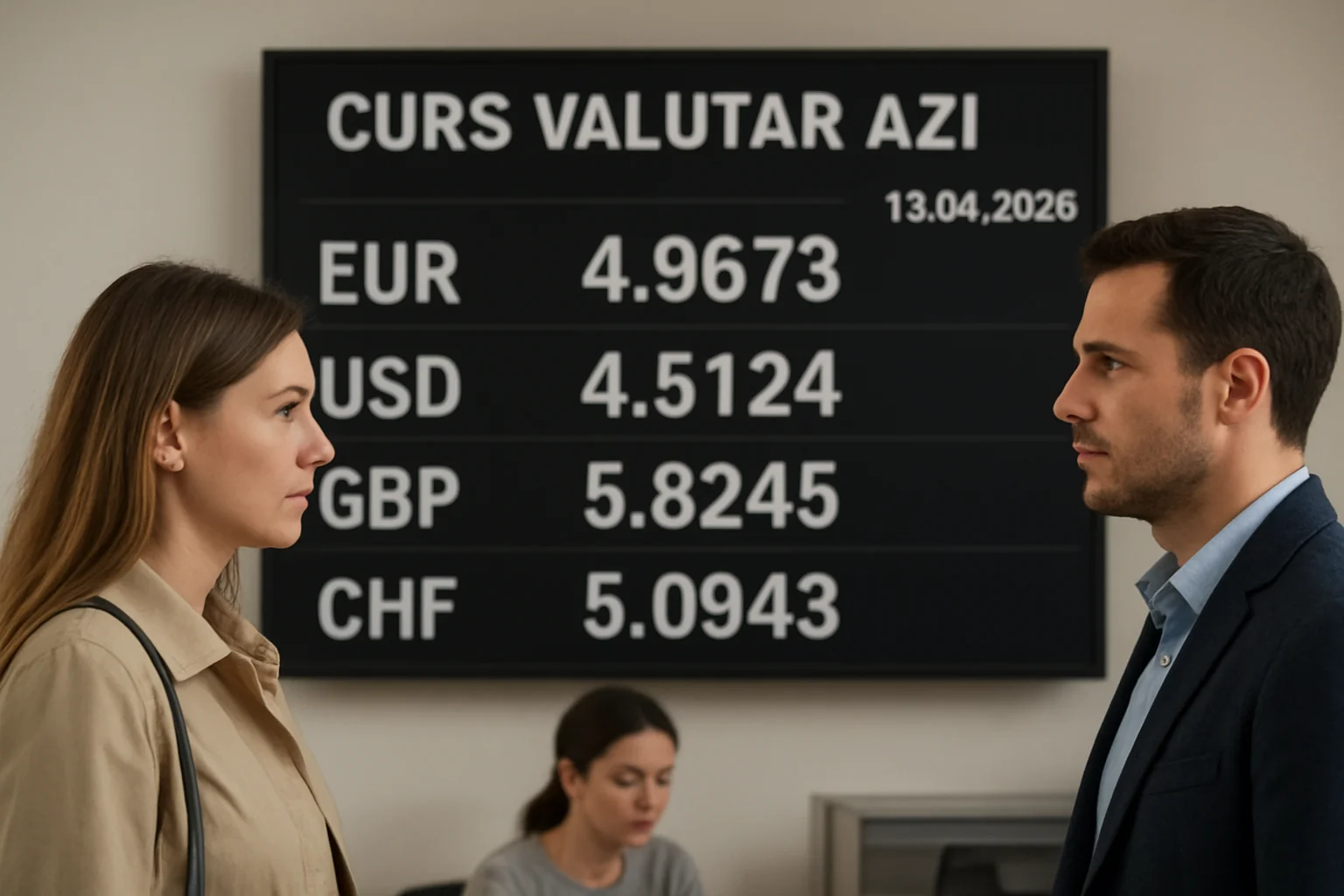 Curs valutar azi (BNR) – 2026-04-13