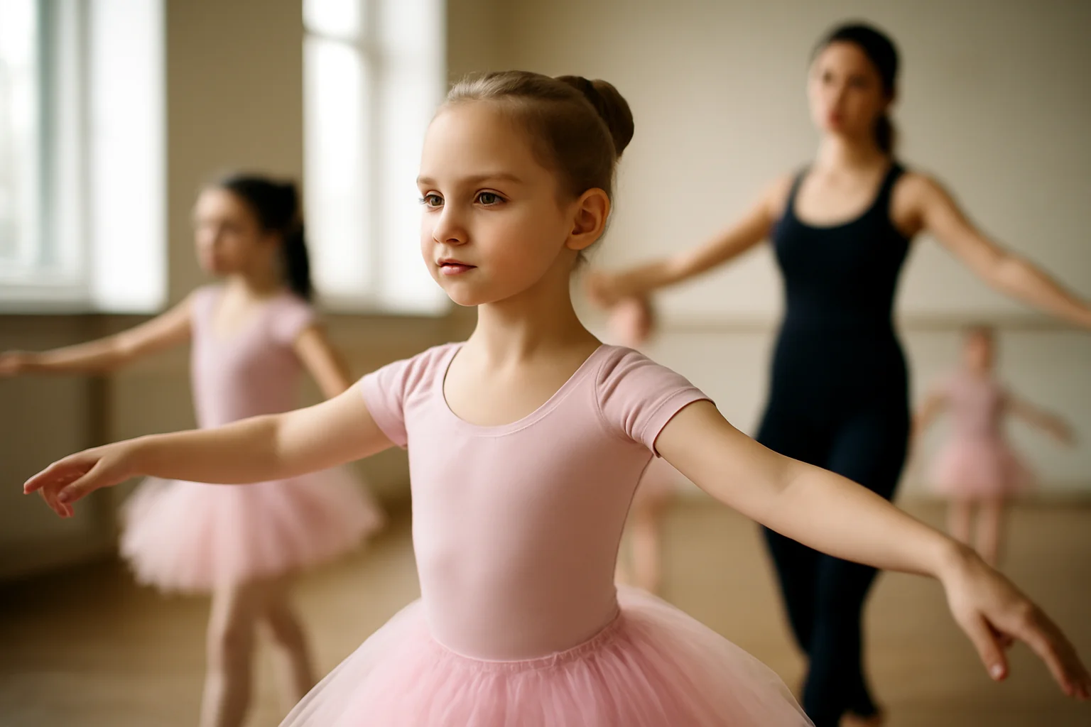 Cursuri de balet pentru fetițe la BiAcademy Music School Baia Mare