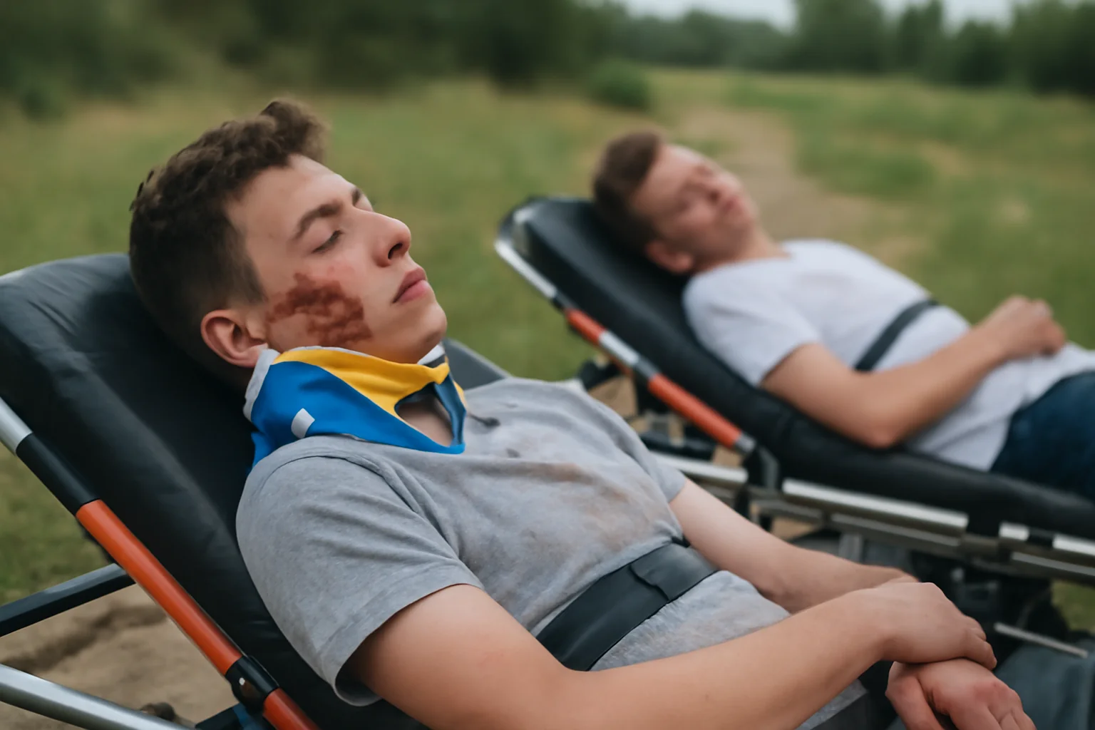 Doi adolescenți răniți grav după ce un buggy neînmatriculat a lovit un stâlp în Libotin, județul Maramureș