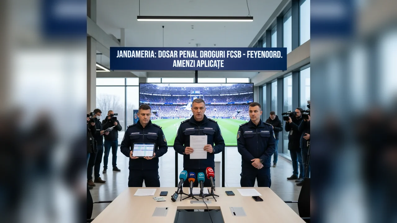 Jandarmeria a deschis un dosar penal pentru consum de droguri la FCSB – Feyenoord! Ce amenzi au fost aplicate