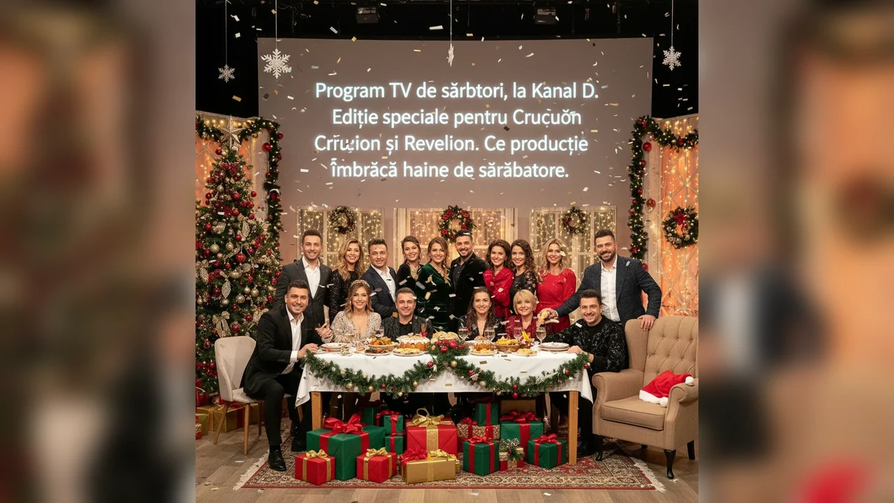 Program TV de sărbători, la Kanal D. Ediții speciale pentru Crăciun și Revelion. Ce producții îmbracă haine de sărbătoare