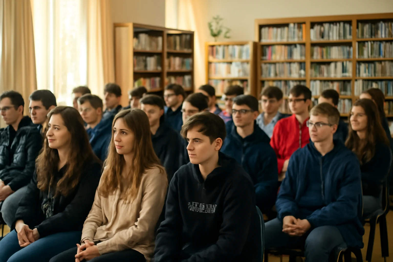 Elevii de la Liceul Tehnologic Traian Vuia Tăuții Măgherăuș, implicați în prima acțiune Fast Heroes la Biblioteca Orășenească din oraș
