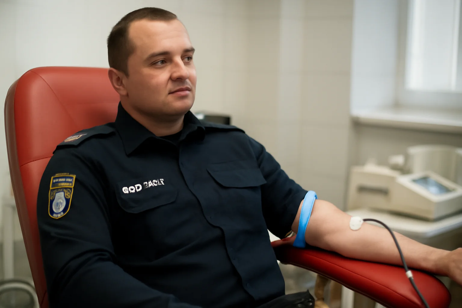 Exemplu de implicare civică la Baia Mare: agent de poliție penitenciară, donator constant de sânge