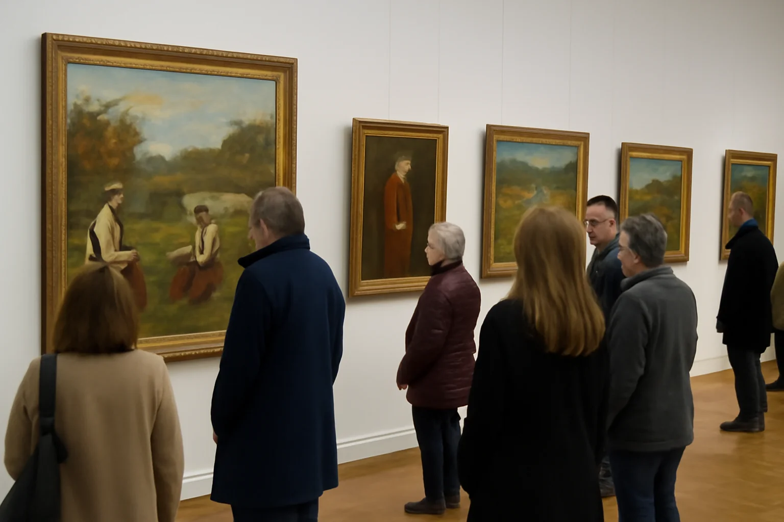 Expoziție dedicată Școlii de pictură băimărene, deschisă la Galeria Națională din București