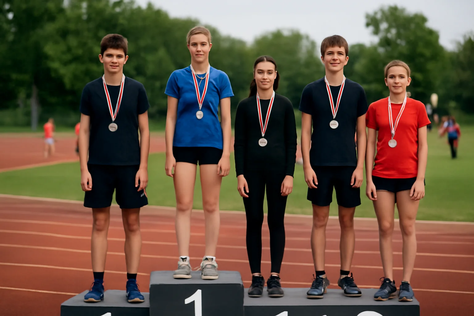 Fabrica de Campioni strălucește la etapa zonală de atletism cu cinci podiumuri obținute