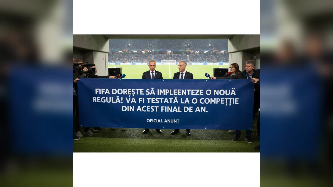 FIFA dorește să implementeze o nouă regulă! Va fi testată la o competiție din acest final de an