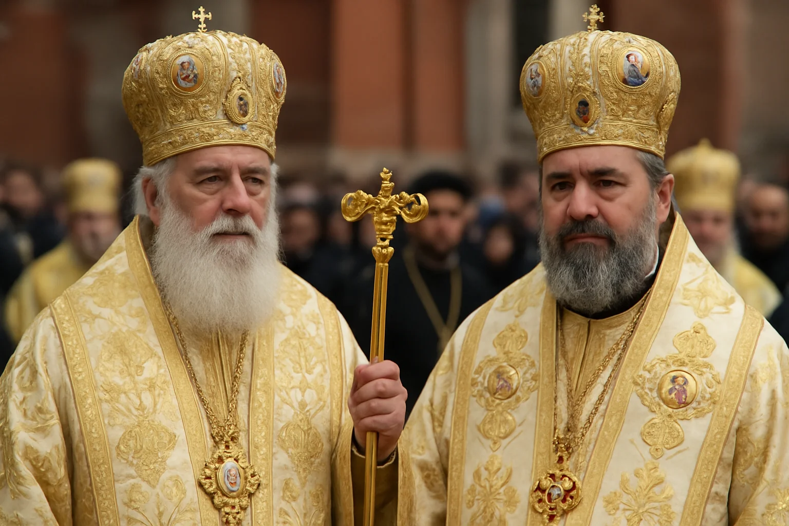 Ierarhii Iustin și Timotei, prezenți la Sfințirea din Madrid