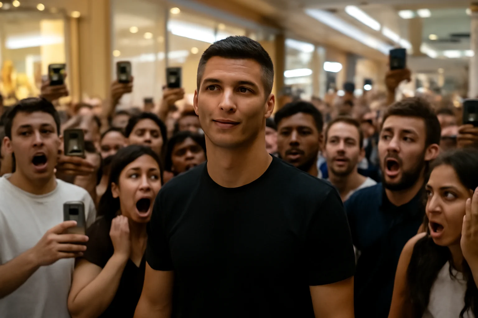 Cristiano Ronaldo a provocat isterie într-un mall din Dubai: „Imaginați-vă asta la înmormântarea lui Jota”