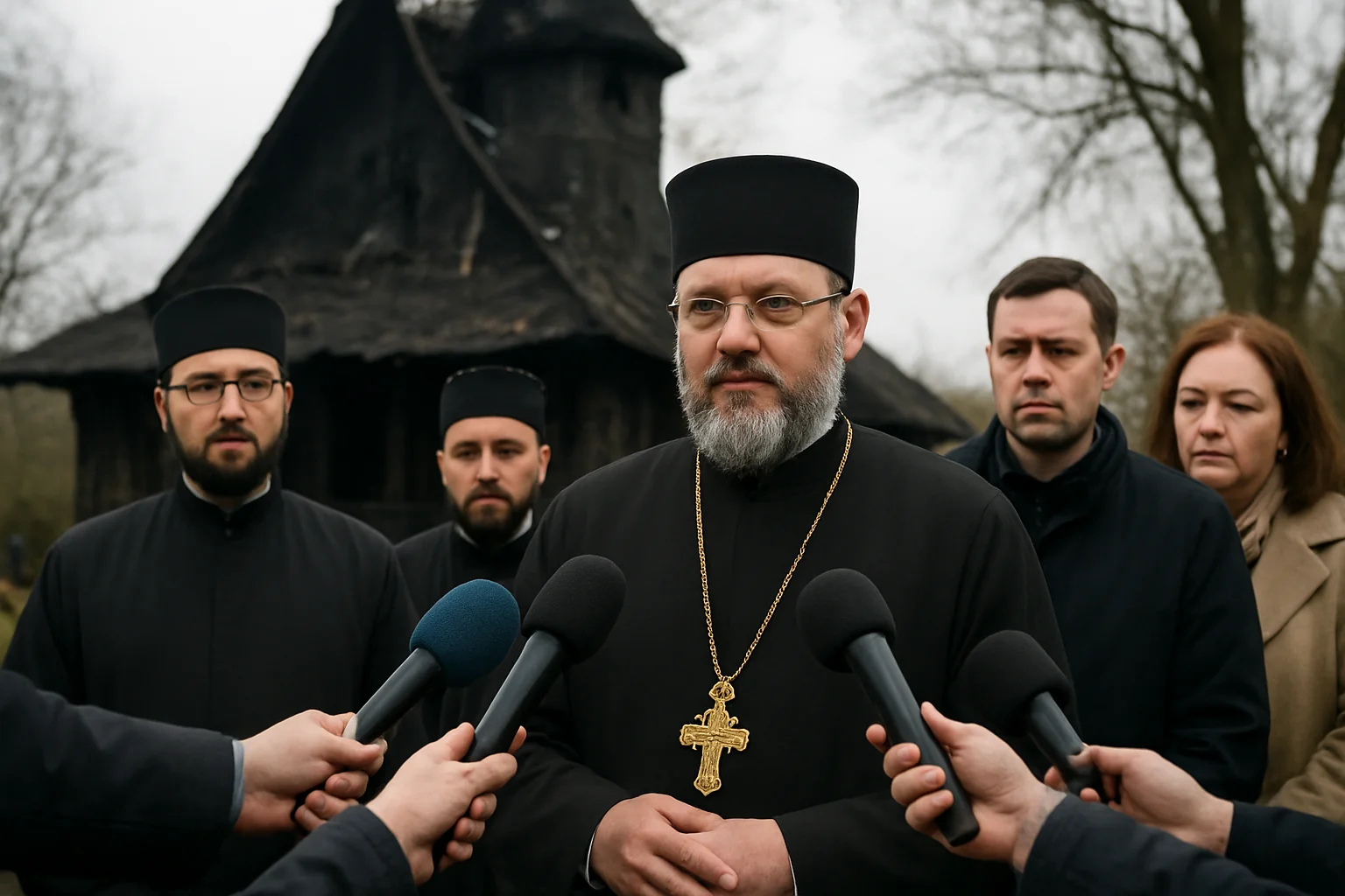Incendiu la biserica din Posta: Episcopia ia măsuri