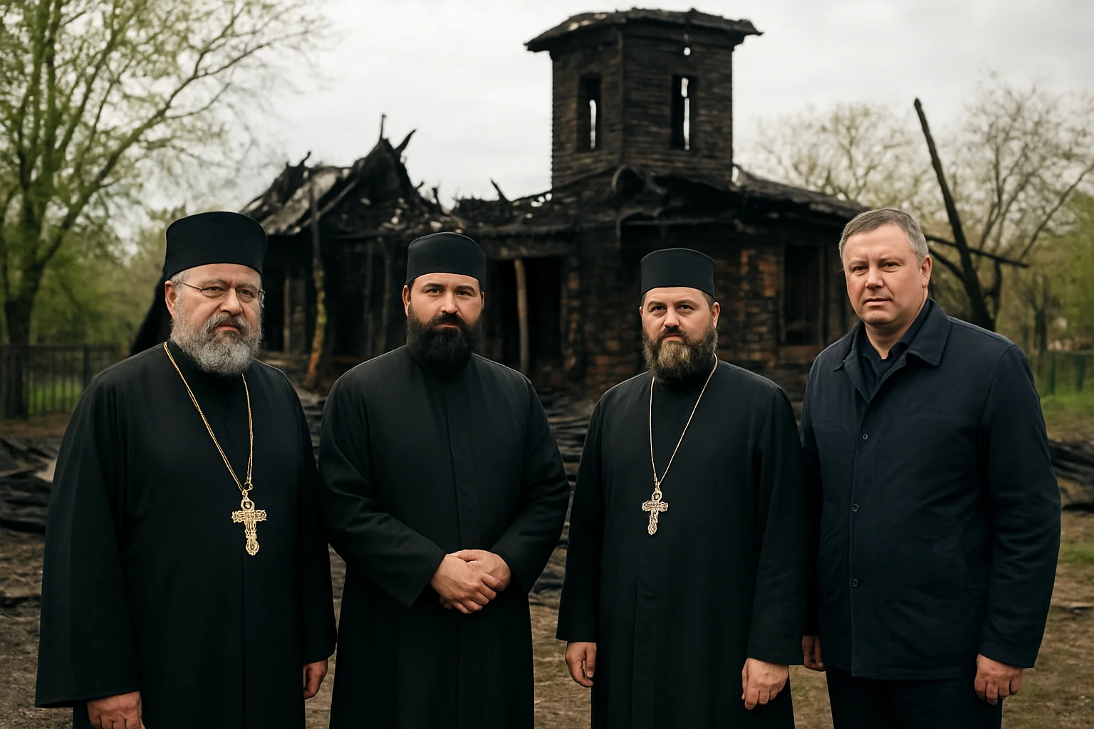 Incendiu la biserica monument istoric din Posta, Maramureș