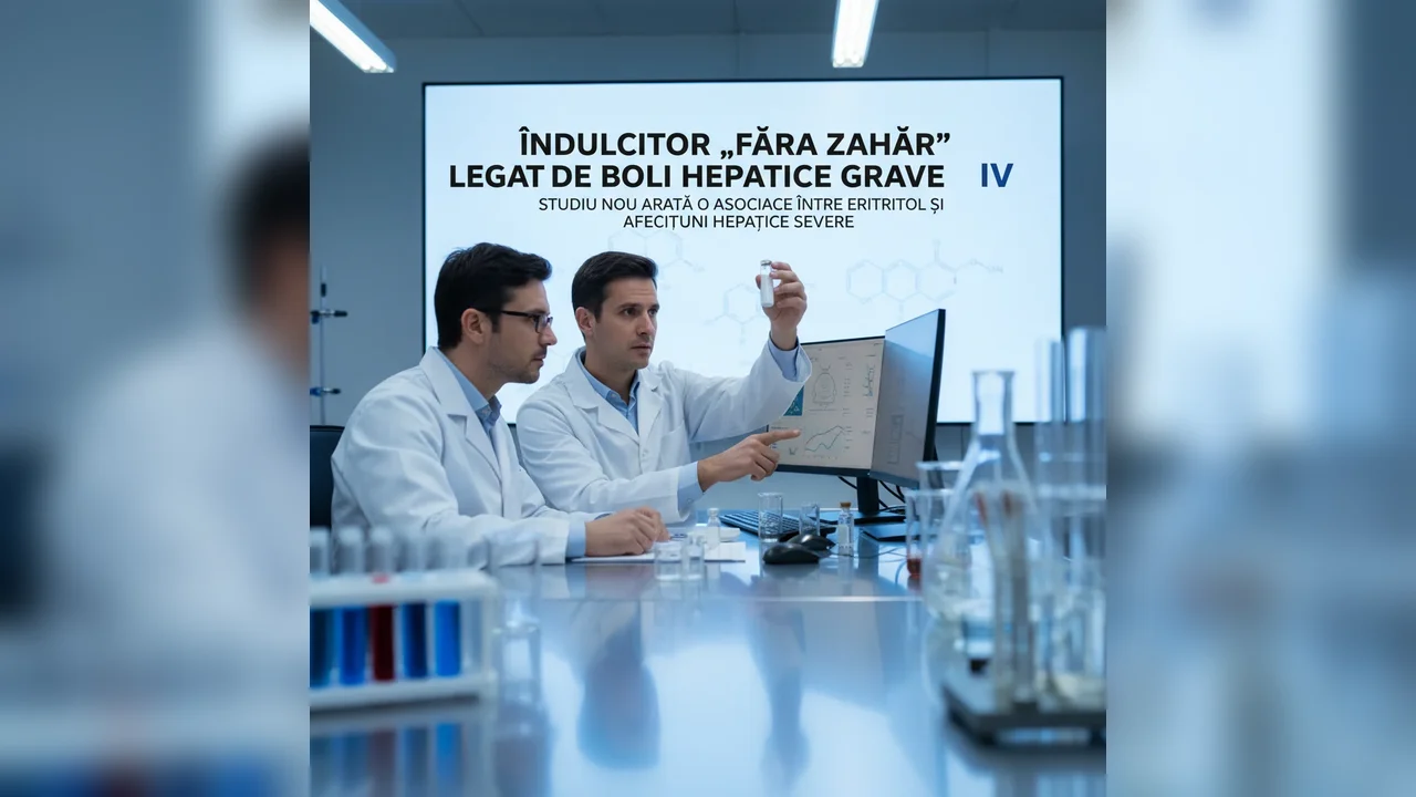 Un îndulcitor folosit în produsele „fără zahăr”, asociat cu boli hepatice grave, arată un nou studiu