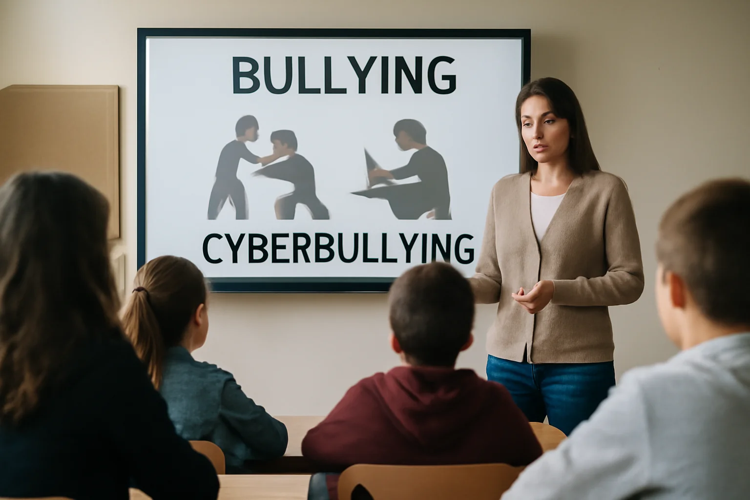 instruire pentru prevenirea bullyingului și a cyberbullyingului în școli