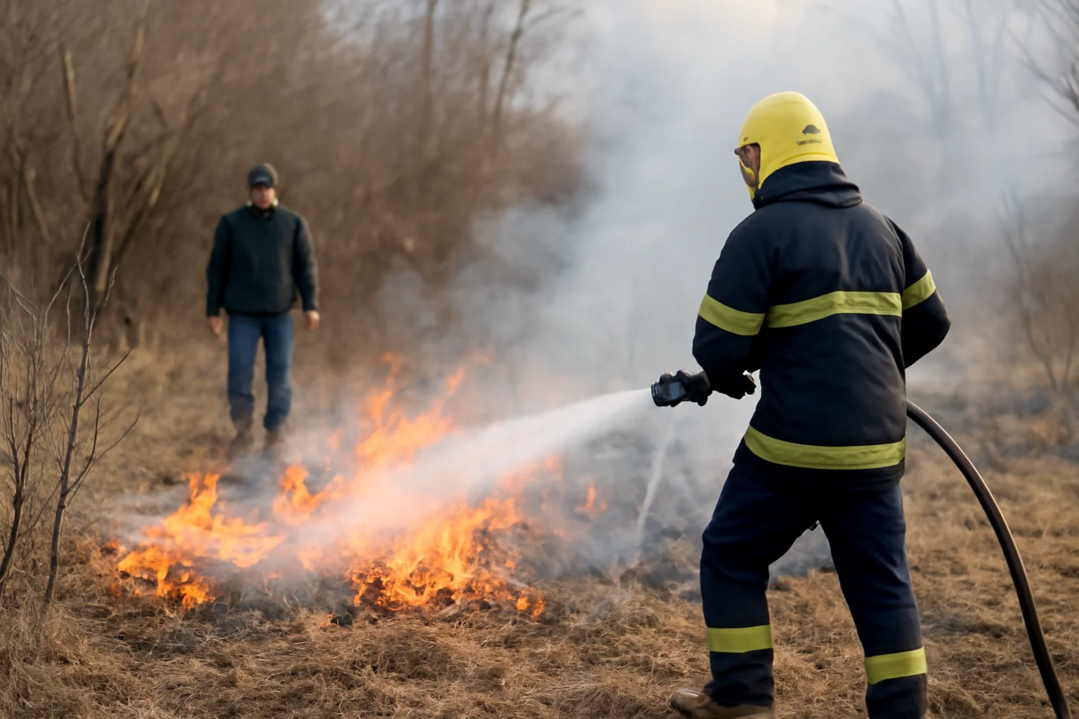 ISU semnalează creșterea numărului de incendii de vegetație la debutul sezonului de primăvară