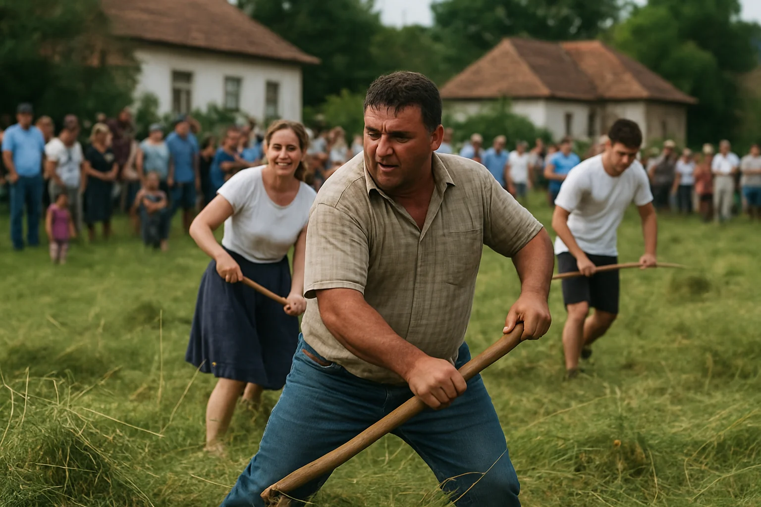Joc în sat de Rusalii la Budești, eveniment de neuitat