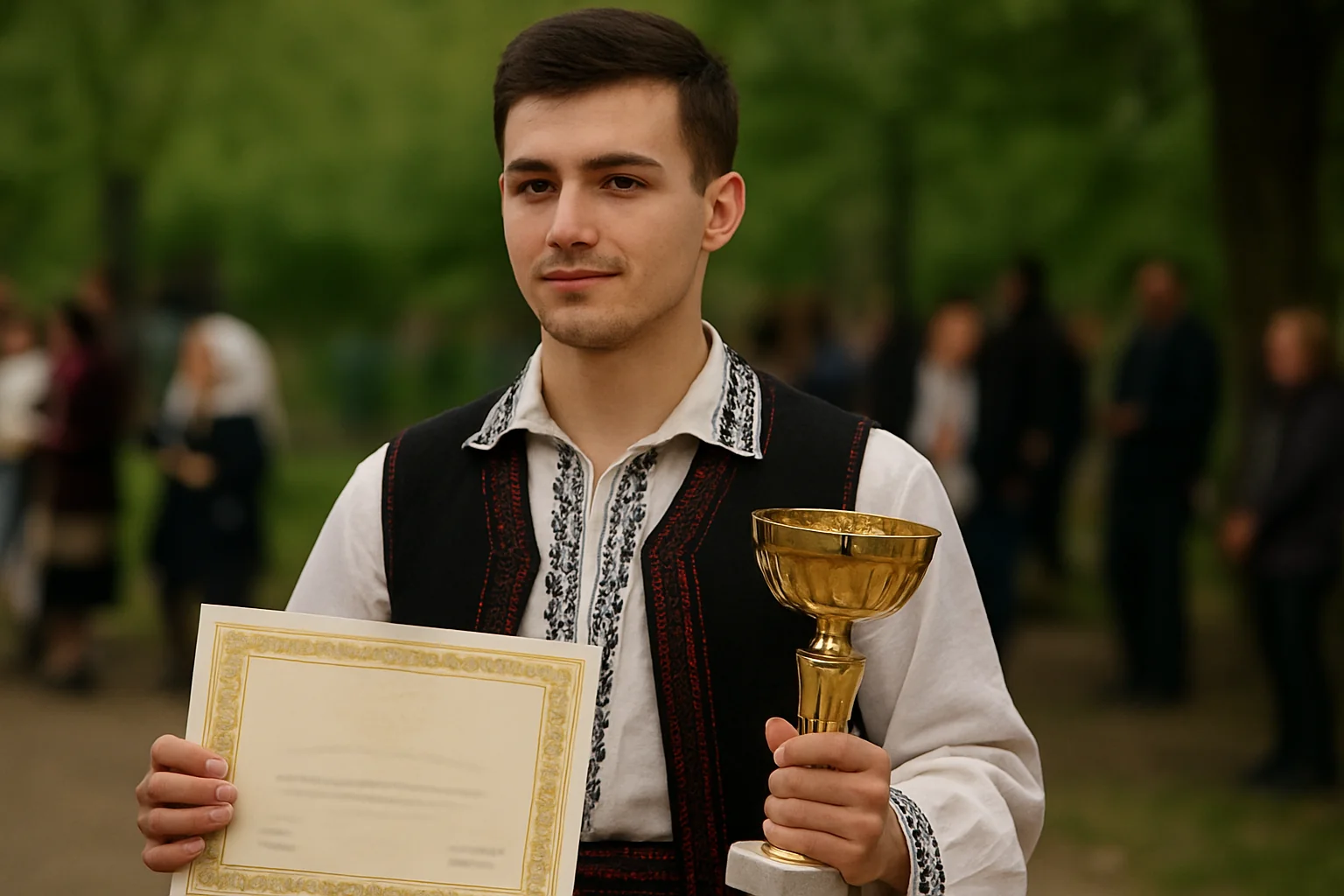 Kevin Muntean, Premiul I la Festivalul de Folclor de la Călărași
