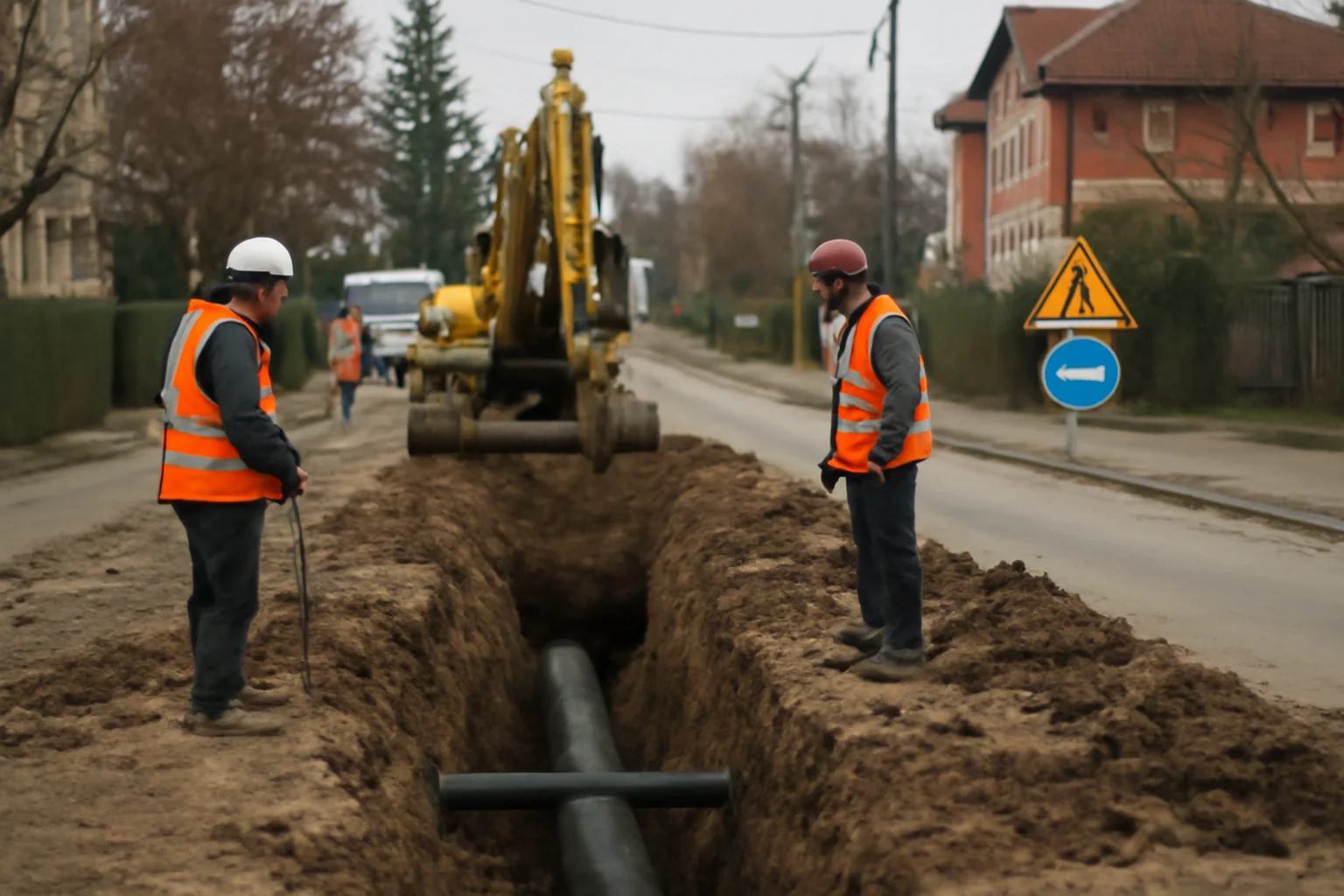 Lucrări de reabilitare apă-canal pe strada George Coșbuc din Baia Mare până la 22 decembrie 2025