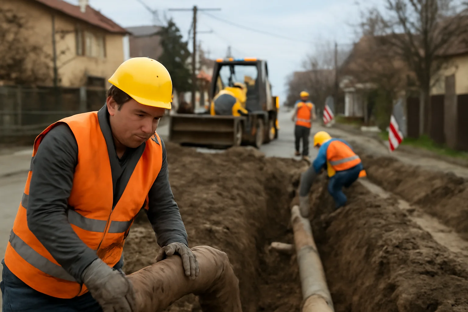 Lucrări majore la rețeaua de apă-canal din Baia Mare, pe cinci străzi, din 9 februarie