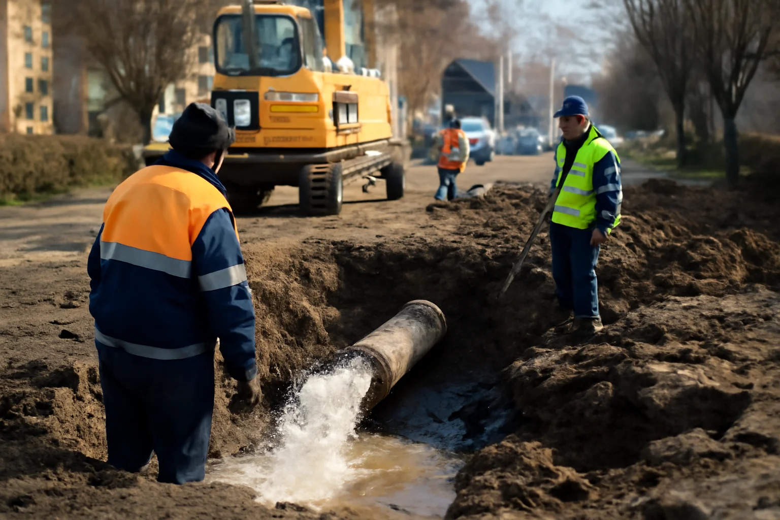 Lucrările la conducta de apă din Baia Mare continuă și pe 17 februarie, termenul de remediere este prelungit