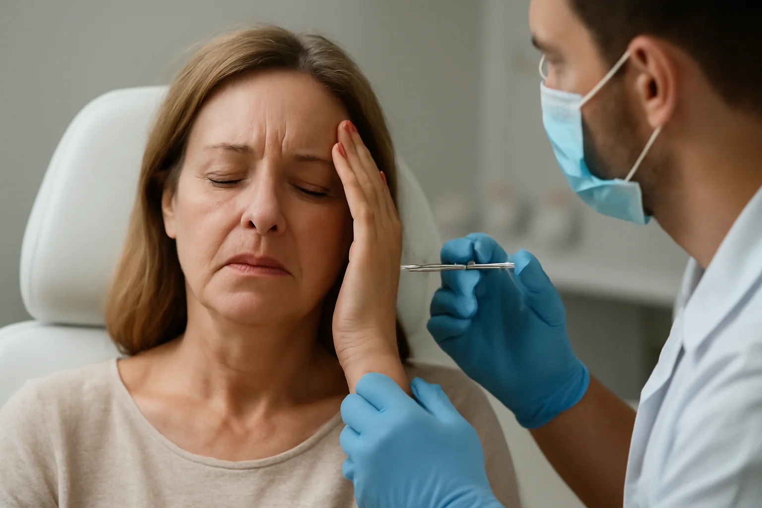 Sore s-a lăsat pe mâna medicului estetician. Ce intervenție și-a făcut la nivelul feței. „Mă doare capul. Nu mai pot așa”