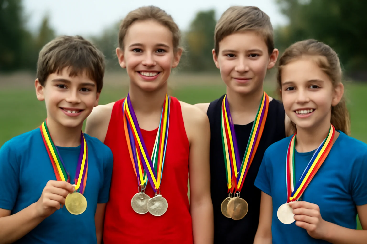 Medalii strânse de copii la Fabrica de Campioni